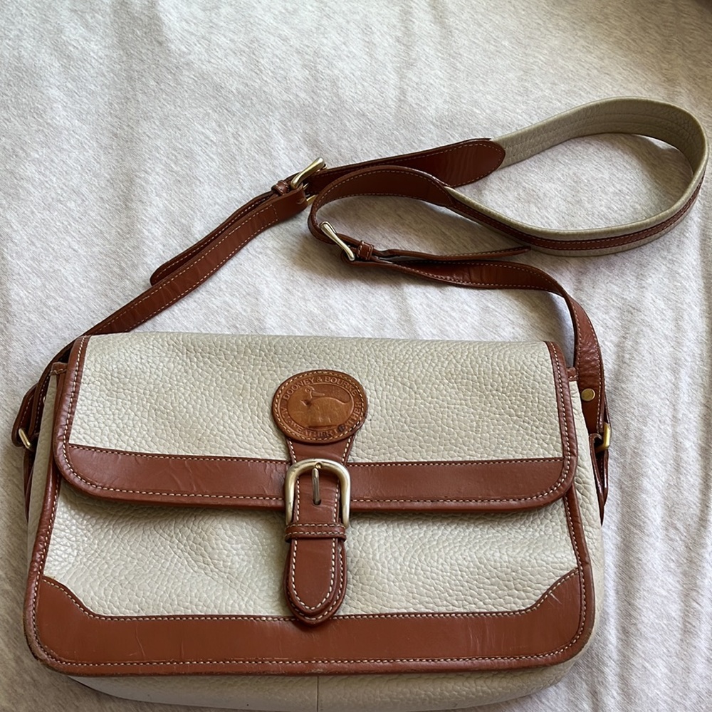 Vintage Dooney & Bourke Two Toned Crossbody